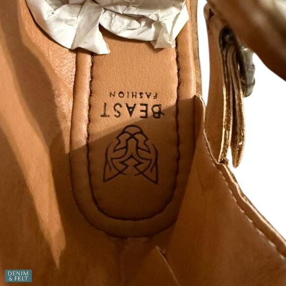Beast Fashion Lotus Whiskey Carmela Sandals Boho Festival Chic Western Style NEW - Picture 6 of 7